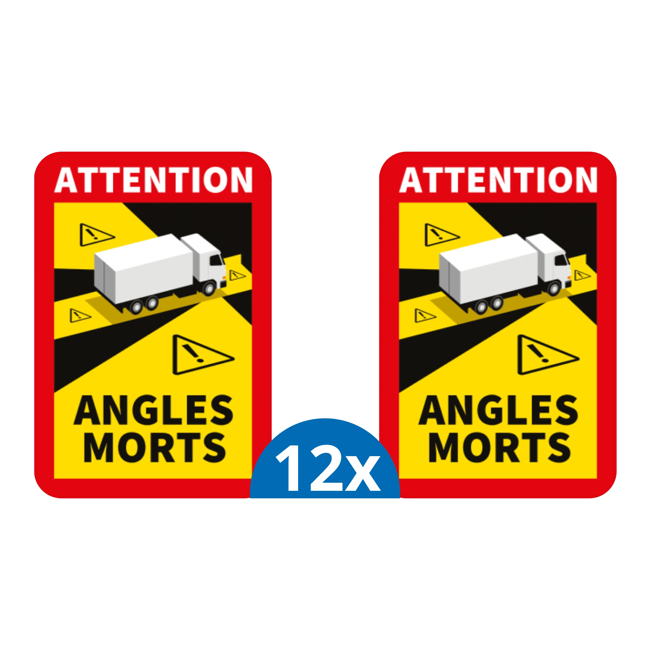 Product 12x Angles Morts Truck - Blind Spot Sticker Image