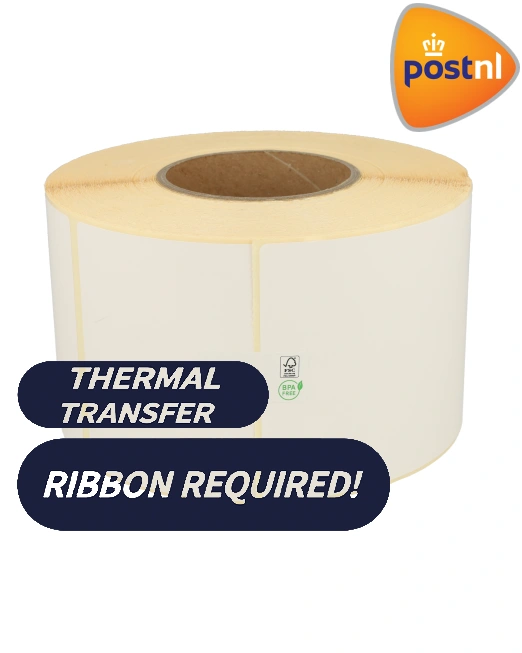 Product TTR Zebra PostNL (87985) compatible verzendlabel, 102mm x 152mm, 900 etiketten, 76mm kern Afbeelding