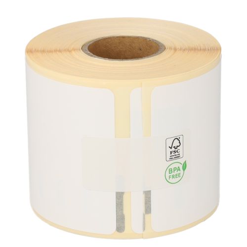 Dymo 99014 Compatible Labels, 54mm x 101mm, 180 labels, White, Permanent, Polypropylene