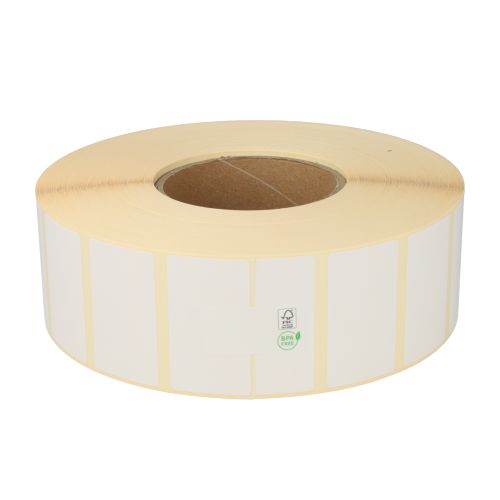 Zebra Z-Perform 1000D (3004861-T) compatible, Eco, 51mm x 32mm, 4790 etiketten, 76mm kern, wit, permanent