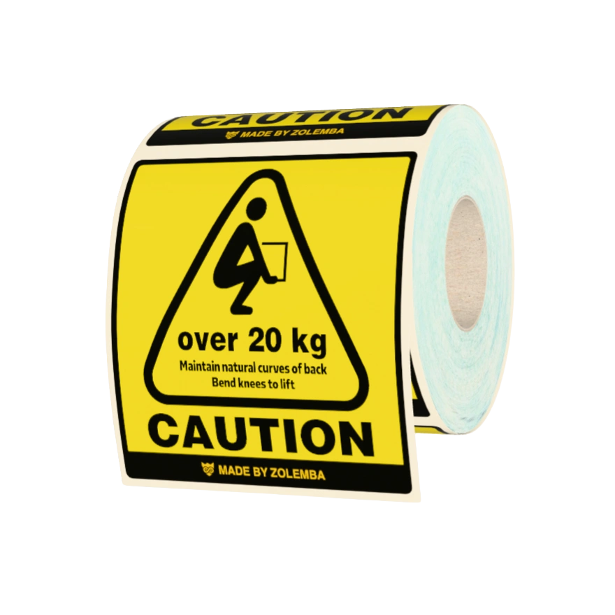 Prodotto Etichetta DHL 20 kg Zolemba, 75mm x 75mm, 500 etichette, adesivo permanente Immagine