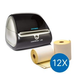 Produit Lot d’initiation : Dymo LabelWriter 4XL + 12 rouleaux d’étiquettes compatibles Dymo S0904980 Image