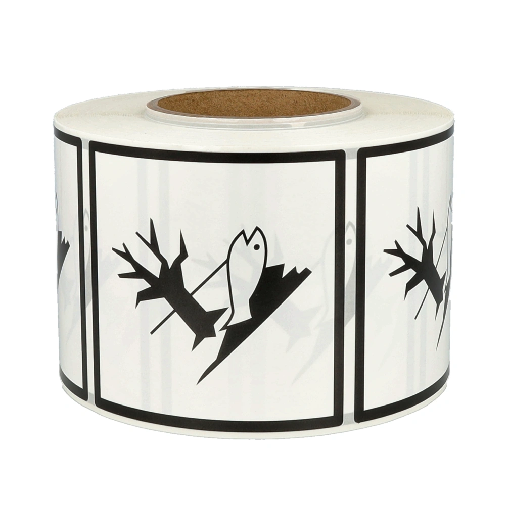 Produkt IMO/ADR/EHS Umweltgefährdend, 100mm x 100mm, 1000 Etiketten, Kern 76mm, dauerhafter Klebstoff Foto