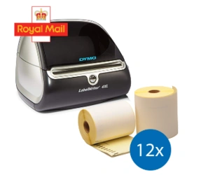 Product Starter Package Royal Mail | Dymo LW 4XL + 12 rolls compatible Dymo S0904980 Image