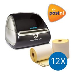 Starterspakket PostNL: Dymo LW 4XL + 12x Dymo S0904980 compatible labels