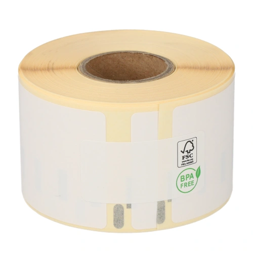 Produkt Dymo 99018 kompatible Etiketten, 190mm x 38mm, 110 Etiketten, weiß, ablösbar Foto