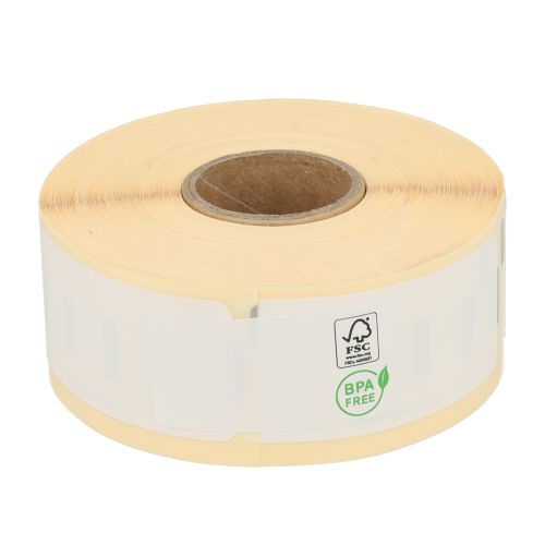 Dymo 11352 kompatible Etiketten, 25mm x 54mm, 500 Etiketten, weiß, ablösbar