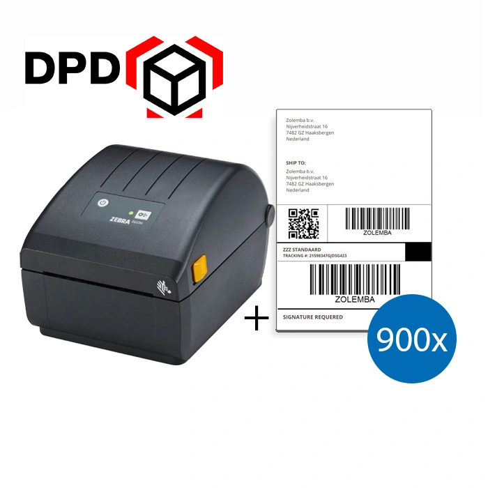 Product DPD Zebra ZD220D printer + 900 verzendetiketten Afbeelding