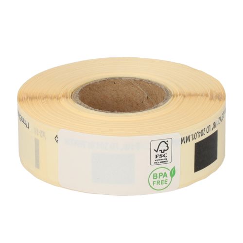 Brother DK-11204 compatible labels, 17mm x 54mm, 400 etiketten, wit, permanent