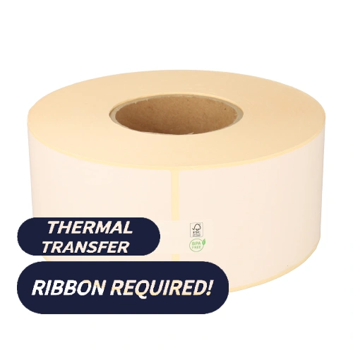 Producto Sato P70021068180 etiquetas compatibles, 74mm x 210mm, 800 etiquetas, 76mm núcleo, blanco, permanente Imagen