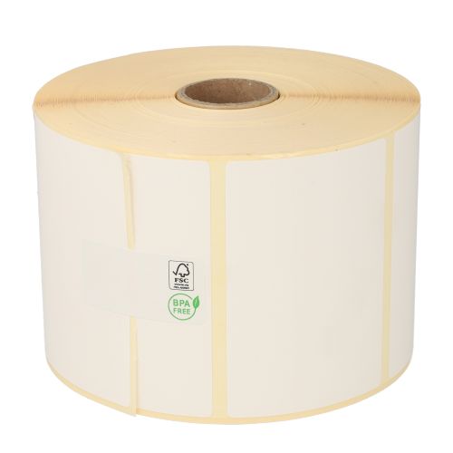 Zebra Z-Perform 1000D (800283-205) Compatible, Eco, 76mm x 51mm, 1370 Labels, 25mm Core, White, Permanent