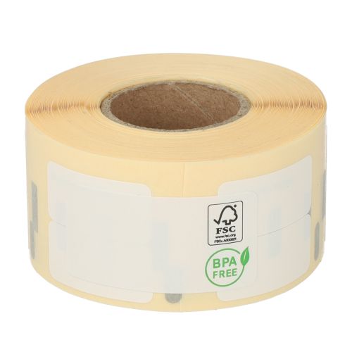 Dymo 11353 compatible labels, 13mm x 25mm, 1.000 etiketten, blanco, permanent