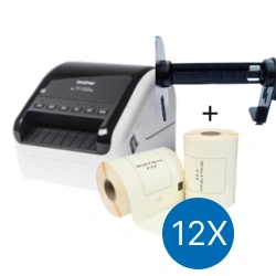 Product Starter package Brother QL1110NWB +12 rolls DK11241 + roll holder large Image