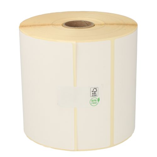 Zebra Z-Perform 1000D (880191-101D) Compatible, Eco, 102mm x 102mm, 700 Labels 25mm Core, White, Permanent