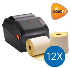 PostNL starterspakket: Bixolon XD5-40dEK ethernet printer + 12 rollen compatible labels 102mm x 150mm