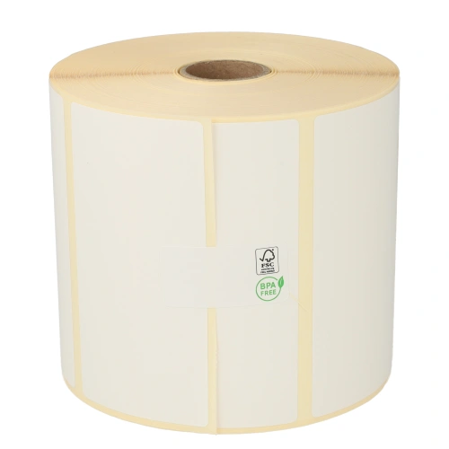 Producto Zebra (87000) etiquetas compatibles, 100mm x 50mm, 1.300 etiquetas, 25mm diametro, blanco, removible Imagen