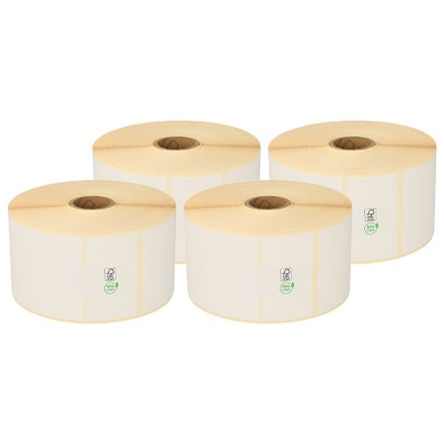 Bixolon 3007209-TBIX compatible labels, Top, 57mm x 76mm, 930 Labels, 25mm Core, White, Permanent