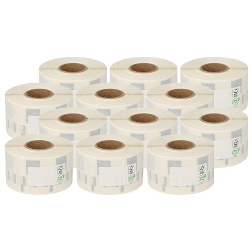 Dymo 99013 / S0722410 compatible labels, 36mm x 89mm, 260 labels, transparent, permanent