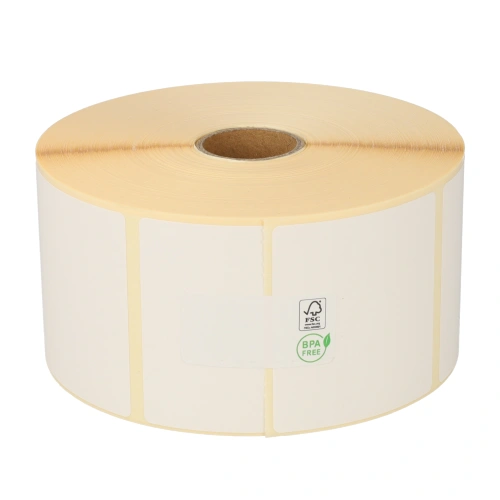Produkt Bixolon 800262-205BIX kompatibel Etiketten, Top, 57mm x 51mm, 1370 Etiketten, 25mm Kern, weiß, permanent Foto