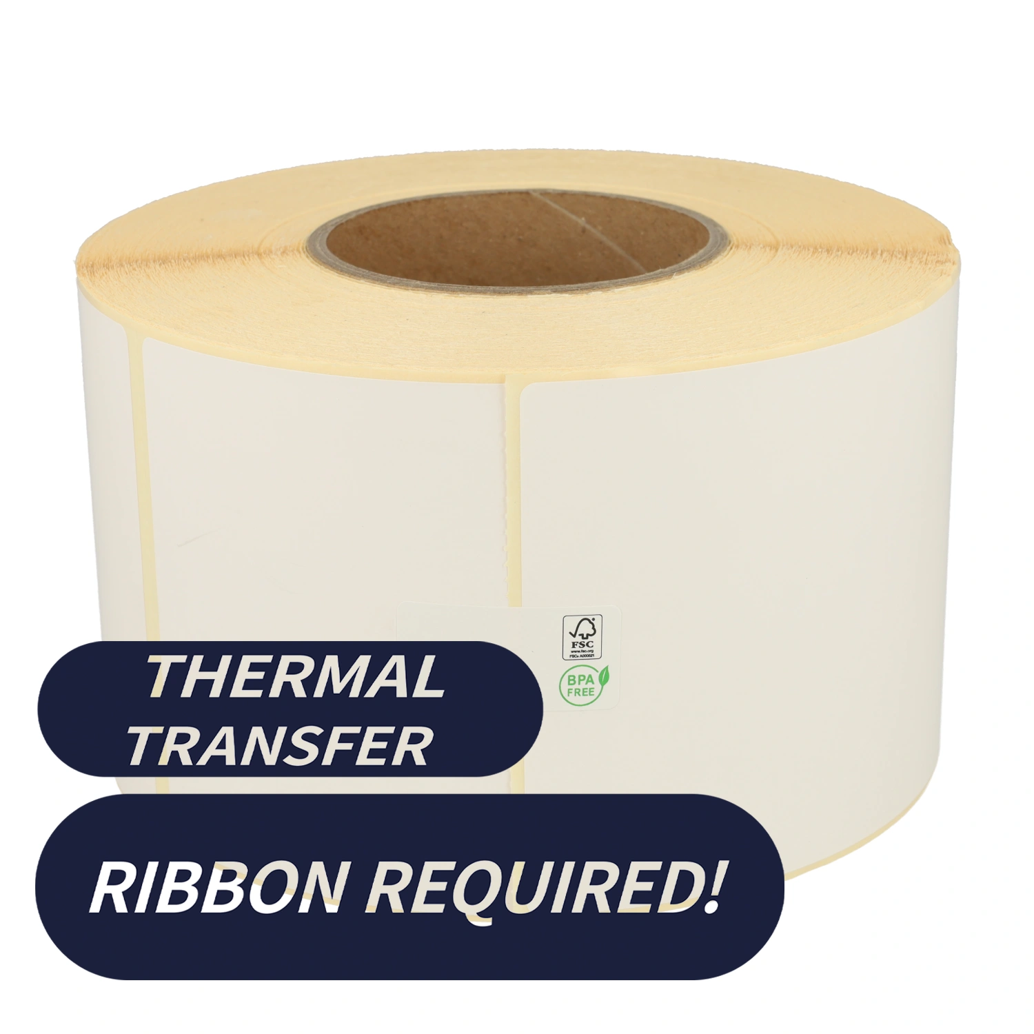 Prodotto Zebra Z-Perform 1000T (87985) compatibili, Eco, 102mm x 152mm, 900 etichette, 76mm diametro Immagine