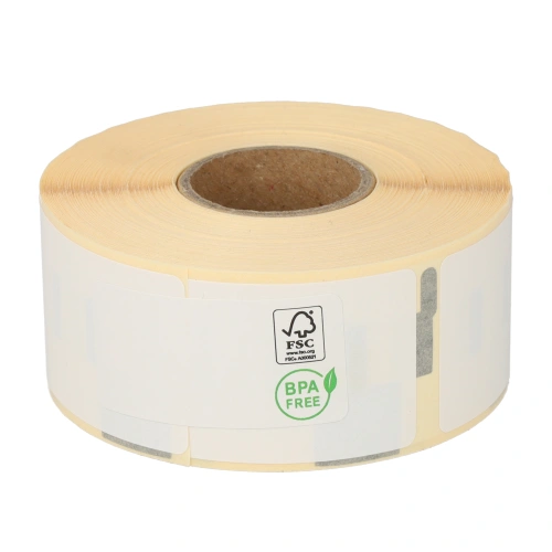 Produkt Dymo 99010 kompatible Etiketten, 28mm x 89mm, 260 Etiketten, weiß, permanent Foto