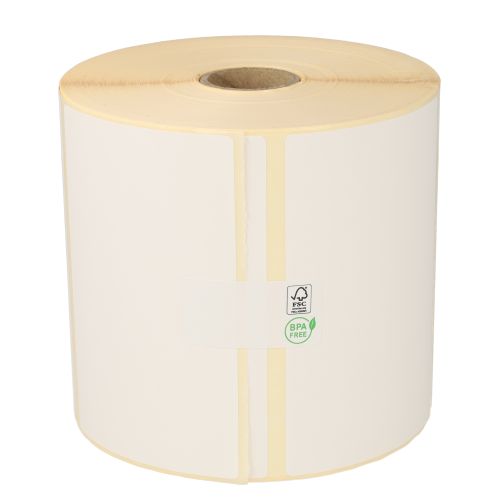 Zebra Z-Perform 1000D (880191-076D) Compatible, Eco, 102mm x 76mm  (4 x 3), 930 Labels, 25mm Core, White, Permanent