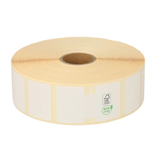 Prodotto Zebra Z-Select 2000D (3007208-T) compatibili, Top, 31mm x 22mm, 2780 etichette, 25mm diametro, bianco, permanente Immagine