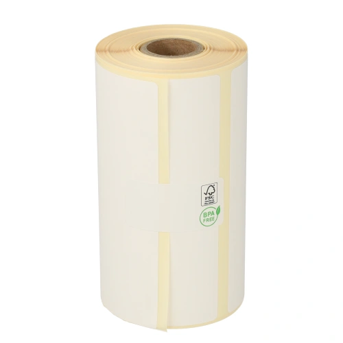 Produit Zebra (3005281-T) étiquettes compatibles, 102mm x 150mm, 110 étiquettes blanches, Ø mandrin 19mm, eco, permanentes Image