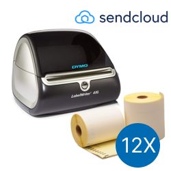 SendCloud paquete de inicio: Dymo LW 4XL + 12 rollos de etiquetas compatibles Dymo S0904980