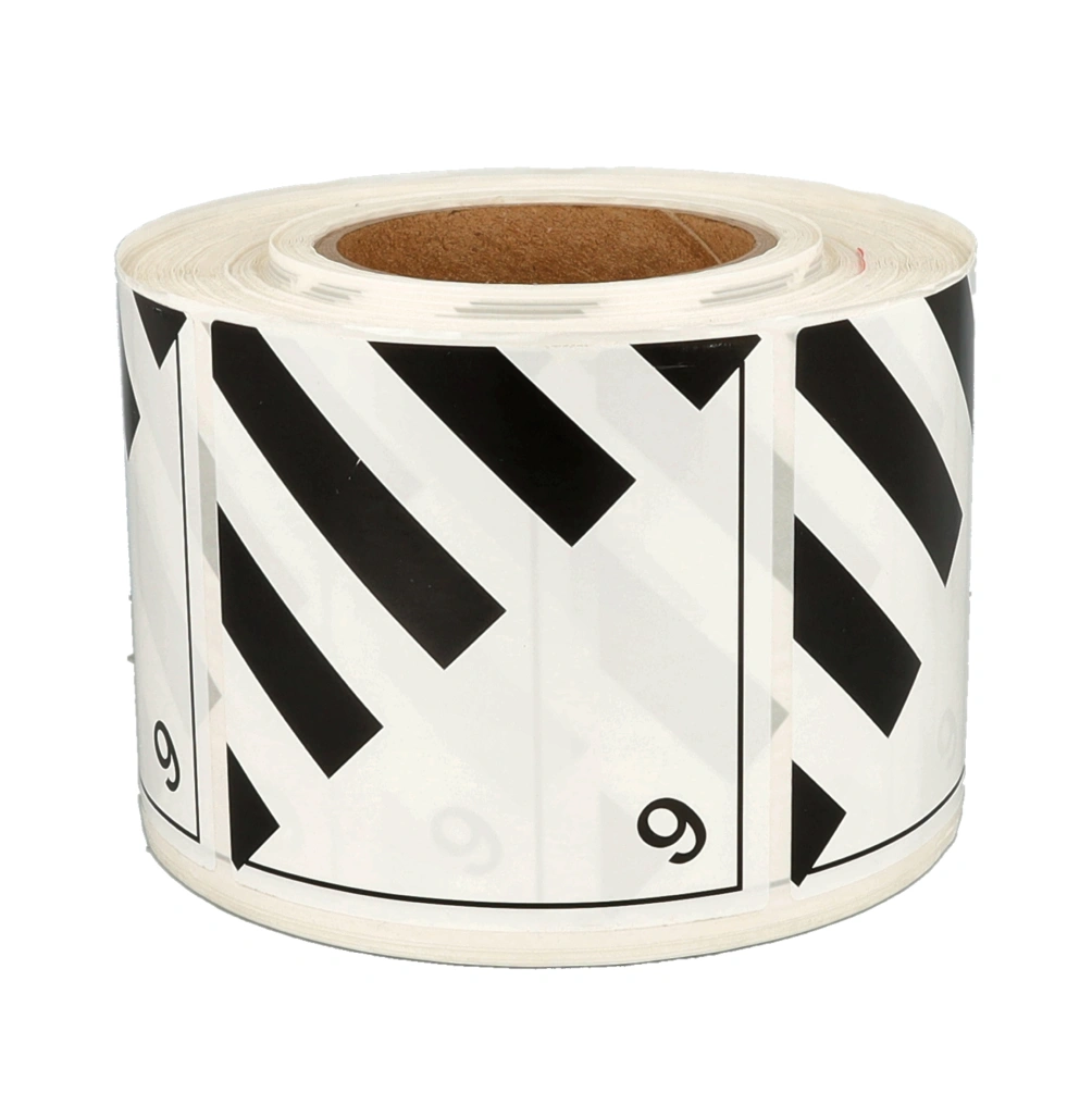 Product IMO 9 Miscellaneous label, 100mm x 100mm, 1.000 labels, core 76mm Image