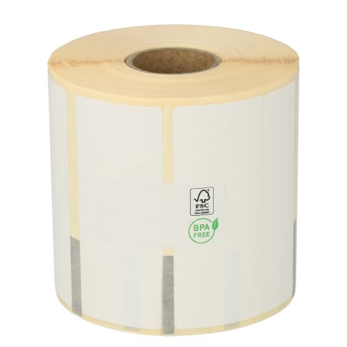 Star TSP700-800 compatible labels, 70mm x 47mm (70x29 + 70x18), 630 labels, white, permanent