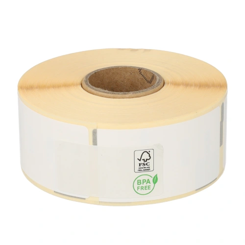 Produit Dymo 99010 étiquettes résistantes compatibles, 28mm x 89mm, 260 étiquettes blanches, permanentes (Polypropylène / plastique) Image