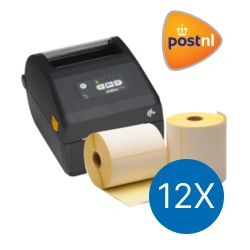 Product Starterspakket: Zebra ZD421DT WiFi/Bluetooth + 12 rollen 102mm x 150mm Afbeelding